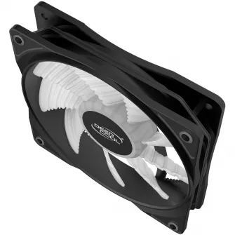 Ventilator Deepcool RF120, 120mm, iluminare rosie