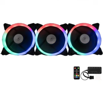 Ventilator Floston AURORA RGB, kit de 3buc