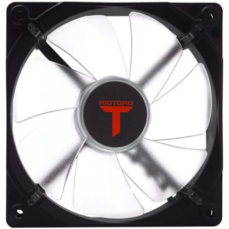 Ventilator Riotoro Performance Edition 120mm iluminare rosie