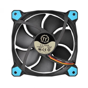 Ventilator Thermaltake Riing 12, 120mm, 1500 RPM, LED Albastru