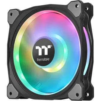 Ventilator Thermaltake Riing Duo 12 RGB Radiator Fan TT Premium Edition, 120mm, set 3 ventilatoare, iluminare RGB