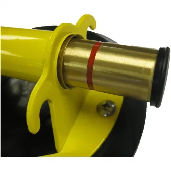 Ventuza profesionala cu pompa bimateriala Stanley 6-97-187, capacitate de ridicare 120 kg, mentine vidul in siguranta, corp si maner metalic cu invelis antiderapant, diametru 20 cm