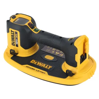 Ventuza vacuum electrica profesionala pe acumulator DeWALT DCE590N, 18V XR Grabo, capacitate ridicare 120 kg, aplicatii multiple, sistem inteligent de mentinere a presiunii, protectie descarcare acumulator, nu include incarcator/acumulator