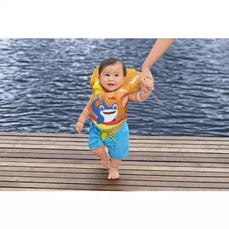 Vesta inot gonflabila Bestway Puddle Jumper Infant - Whale Shark
