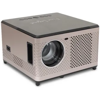 Videoproiector Acer AOPEN QF15a, 500 ANSI lumeni, FHD 1920* 1080, 16:9/ 4:3, Manual Focus, difuzor 2x5W, Bluetooth Wireless Audio, HDMI, USB,telecomanda, Crem