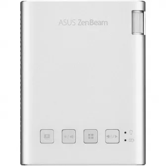 Videoproiector ASUS ZenBeam E1R, DLP LED 30.000 ore, WVGA 854* 480, up to FHD 1920* 1080, 200 lumeni, 500:1, WiFi dongle inclus, Argintiu