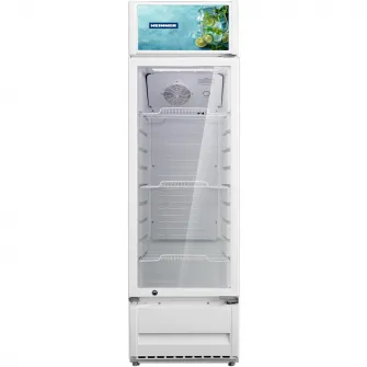 Vitrina frigorifica Heinner HSC-M213WHB, 213l, clasa B, lumina LED, 3 rafturi, termostat ajustabil, Alb