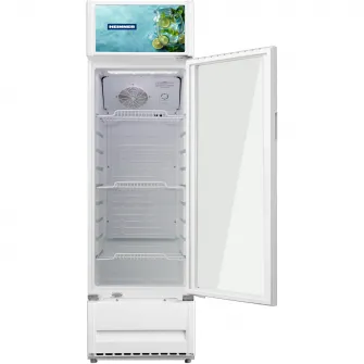 Vitrina frigorifica Heinner HSC-M213WHB, 213l, clasa B, lumina LED, 3 rafturi, termostat ajustabil, Alb