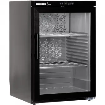 Vitrina pentru vinuri Liebherr WKb 1812, 135 l, 66 sticle, Clasa G, H 89 cm, Negru