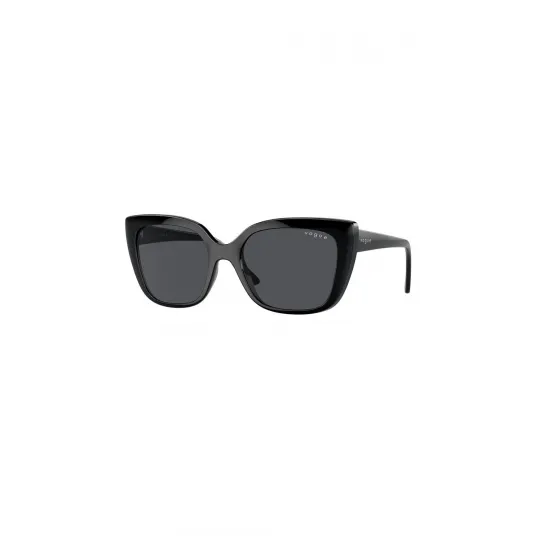 Vogue, Ochelari de soare butterfly cu lentile in degrade, Negru, 53-18-140