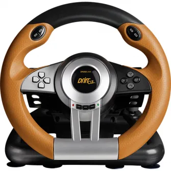 Volan Racing SpeedLink Drift O.Z pentru PC, black-orange