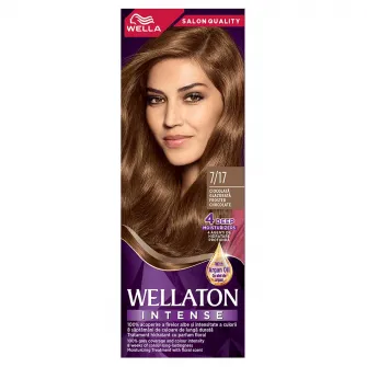 Vopsea de par permanenta Wellaton 7/17 Ciocolata Glazurata, 110 ml