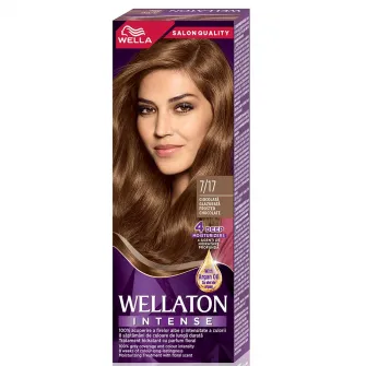Vopsea de par permanenta Wellaton 7/17 Ciocolata Glazurata, 110 ml