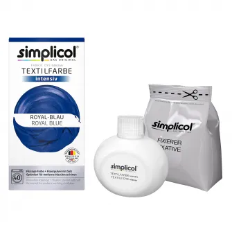 Vopsea haine Simplicol Albastru regal