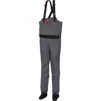 Waders/Costum pescuit DAM Dryzone Breathable Chest Stockingfoot, marime 46-47 , gri