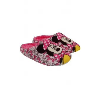 Walt Disney, Papuci cu Minie Mouse, Alb, Fucsia, 34-35 EU