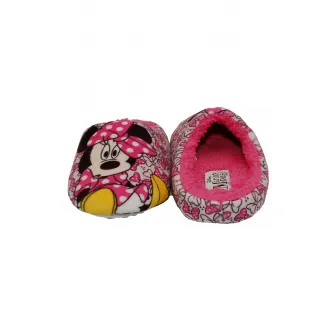 Walt Disney, Papuci cu Minie Mouse, Alb, Fucsia, 34-35 EU