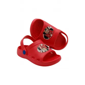 Walt Disney, Papuci slingback cu imprimeu Minnie Mouse, Rosu, 28-29 EU