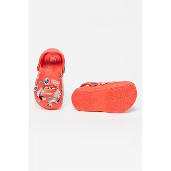 Walt Disney, Saboti slingback cu imprimeu Cars, Rosu, 32-33 EU