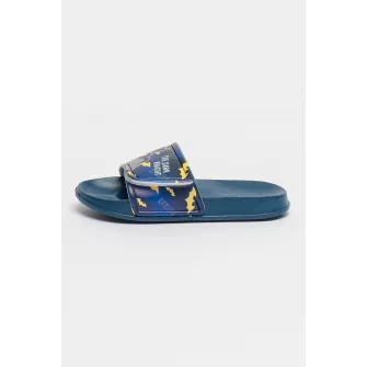 Warner Bros, Papuci cu velcro si imprimeu Batman, Bleumarin, 31-32 EU