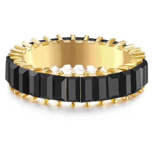 Yokoamii, Inel placat cu aur de 14K, Auriu, 52 MM
