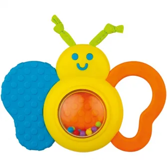 Zornaitoare Winfun - Fluturas, cu jucarie dentitie