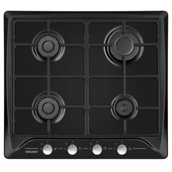 Plita incorporabila cu gaz Wolser WL-F 6400 EN Black