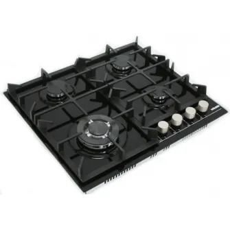 Plita incorporabila cu gaz Wolser WL-KF 6400 Black Glass FFD