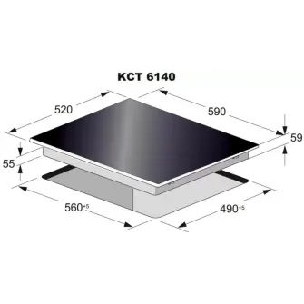 Plita incorporabila cu inductie Kaiser KCT 6140 FI
