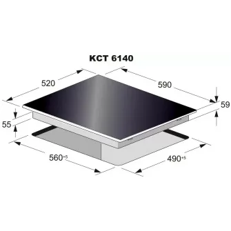 Plita incorporabila cu inductie Kaiser KCT 6140 FI