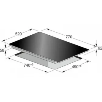 Plita incorporabila cu inductie Kaiser KCT 777 FI