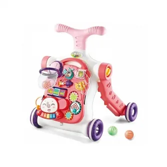 Antepremergator multifunctional 5 in 1 AliBibi, alb-roz