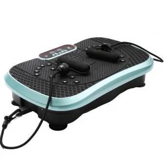 Aparat vibromasaj FitTronic VM1000, 2 x ecran LCD, 99 trepte de viteza, cu telecomanda inclusa, corzi incluse