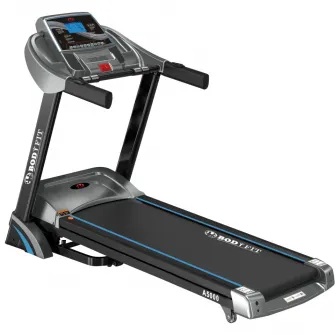 Banda de alergat electrica BodyFit A5000, motor 3.25 CP, Aplicatia Fitshow, viteza pana la 16 km/h, inclinatie automata, intrare MP3 si USB, pliabila