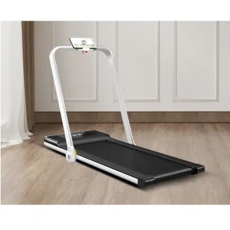 Banda de alergat electrica, FitTronic, D1000, Aplicatia Zwfit si Kinomap, pliabila, 160x58x14 cm, motor 1.5CP, Neagra