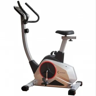 Bicicleta magnetica FitTronic 601B, volanta 9 kg, greutate suportata 120 kg, 8 trepte de rezistenta la pedalare, display mare, afisare functii utile