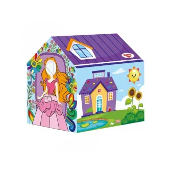 Casuta 2 in 1 AliBibi, construieste si coloreaza