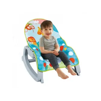 Scaun balansoar 2 in 1 pentru copii AliBibi, cu masuta si muzica
