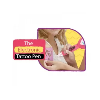 Set creativ tatuaje AliBibi cu creion electronic inclus