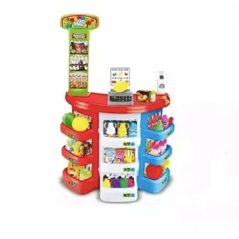 Set de joaca supermarket AliBIbi, cantar, scanner si carucior de cumparaturi