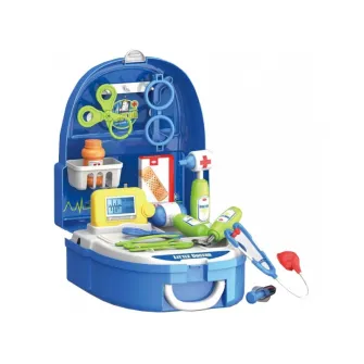 Set de joaca trusa de doctor tip ghiozdan Alibibi