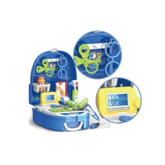 Set de joaca trusa de doctor tip ghiozdan Alibibi