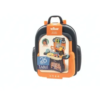Set de scule 4 in 1 AliBibi, rucsac, troler, banc de lucru, masa de lucru