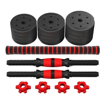 Set gantere reglabile BodyFit 20 kg