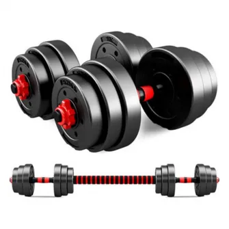 Set gantere reglabile BodyFit 20 kg