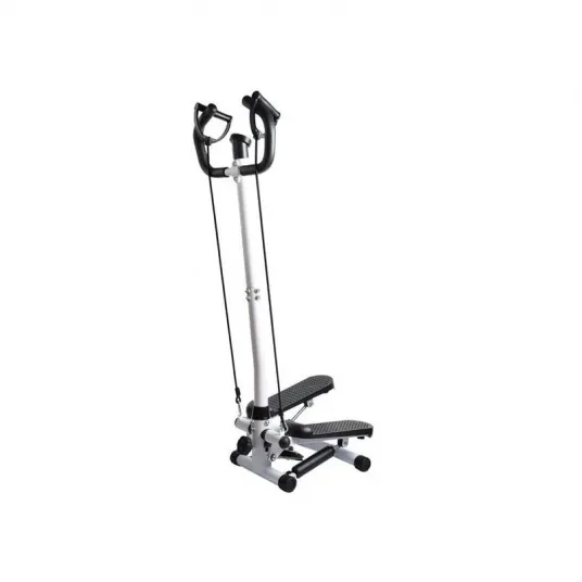 Stepper cu maner FitTronic® S160M, afisaj, corzi elastice pentru antrenamentul bratelor