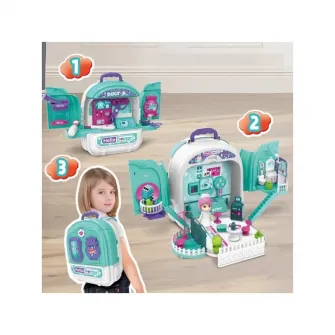 Trusa de doctor 3 in 1 sub forma de rucsac AliBibi