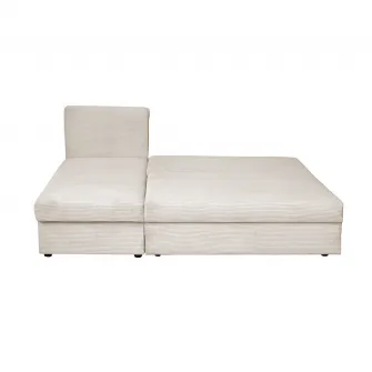 Coltar ANA LUX extensibil, cu lada depozitare, colt interschimbabil, bej, 200x140x83 cm