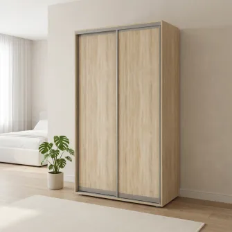 Dulap Cupe Fenix cu 2 usi, 2 PAL, Sonoma, 140x60x240 cm