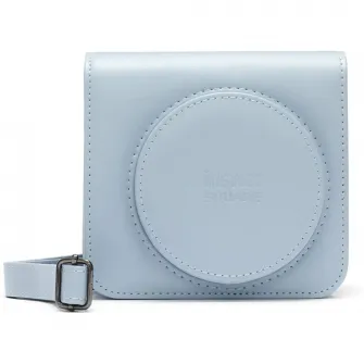 Set aparat foto Instant Fujifilm Instax SQ1 Glacier Blue cu husa, album si hartie foto square 1x10